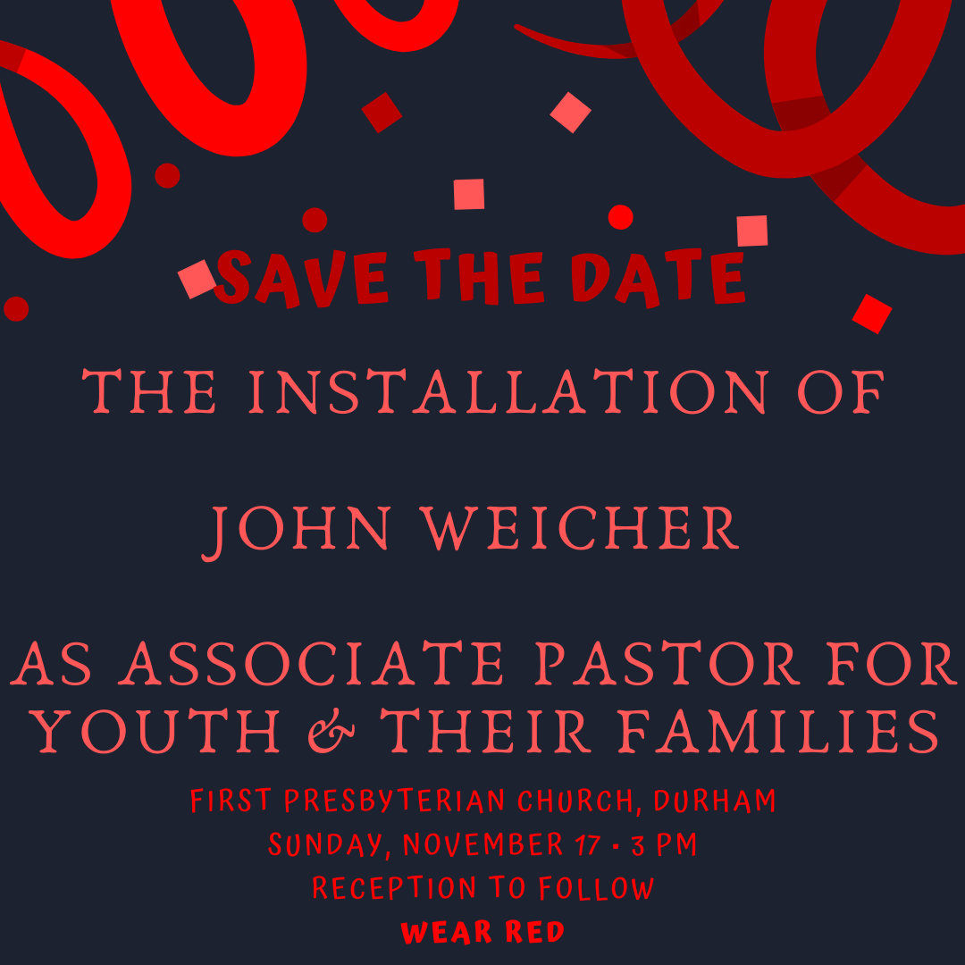 Pastoral Installation Service for John Weicher